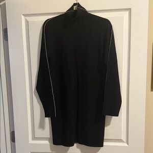 Theory -  Line Detail Knit Sweater Dress - Size M